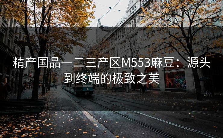 精产国品一二三产区M553麻豆:源头到终端的极致之美 精产国品一二三产区M553麻豆:源头到终端的极致之美